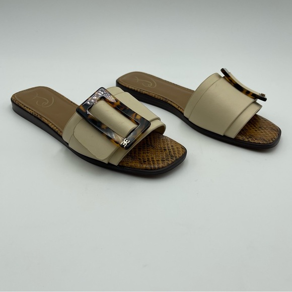 Sam Edelman Inez Slide-SZ 8M-Sand Leather Sandals- MSRP $120 - Picture 12 of 13